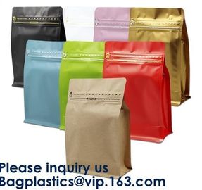 Pet Treat Food Pouch BAGS,Bath Salts Fishing Baits Garden &amp; Building supplies STAND UP POUCHES SIDE GUSSET BAGS FLAT BOT