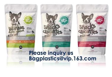 Pet Treat Food Pouch BAGS,Bath Salts Fishing Baits Garden &amp; Building supplies STAND UP POUCHES SIDE GUSSET BAGS FLAT BOT