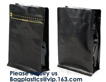 Box Bottom Bags Stand up Pouch Side Gusset bag Flat Bags Twist Film,RICE PACKAGING BAGS, chocolate packaging pouch bag