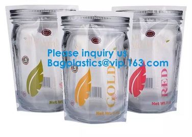 Jar Shaped Pouches, Round Bottom Plastic Bag/Stand Up Pouch Bag For Meat,Pork,Beef,Sea Food, Bagease, Bagplastics