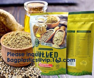 Zipper Stand Up Plastic Biodegradable Food Packaging Pouch Bag With Window,Food Grade Biodegradable Kraft Stand Up Pouch