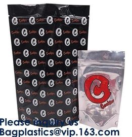 Custom Printing Dissolvable Smell Proof Stand Up Billy Kimber Mylar Plastic Bags Weed Pouch With Zipper