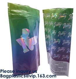 Custom Printing Dissolvable Smell Proof Stand Up Billy Kimber Mylar Plastic Bags Weed Pouch With Zipper