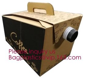 2L/3L/5L Disposable Coffee Bag In Box With Valve Coffee Box Dispenser Bag In Box Bags, Wine Carriers, Juice Beverage Bag