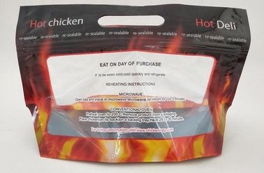 Rotisserie Chicken Pouches, Polypropylene Pouches, Aluminum Foil Bags, Stand Up Pouches Stand Up Zipper Bag with Portabl