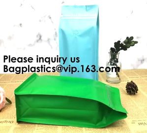 Kraft Bags With Window, Resealable Large Kraft Zip lockk Food Storage Bags,Storing Food,Nuts,Seeds,Beans,Tea Leaves, Coffe