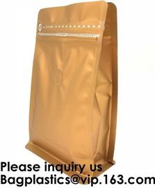 Pack Packaging Reusable Aluminium Foil Zip Lock Stand Up Food Pouches Bags with Tear Notch for Food Storage, bagease