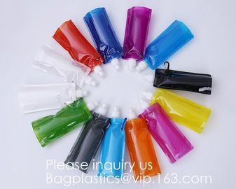 Collapsible Water Bottle Reusable Drinking Water Bottle with Clip for Biking, Hiking Travel, Gym, Sports, teams, Hiking