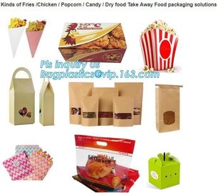 fried chicken bag for roast hot food packaging, food storage plastic hot chicken bags, Food pouch packaging Bags with ve