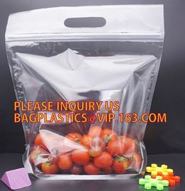 fresh cherry tomato packaging bag, Fresh Fruit Preservative General Grape bag, Cherry Red Lift Sealed Packaging Bag