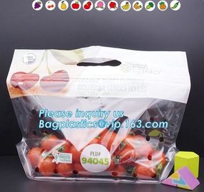 fruit bag for fruit protection, Perforated Better Aseptic Grape Bag, Cherry Bag, Fruit plastic bag, Stand up Zip lockk fre