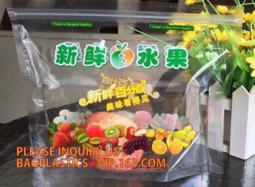 fresh fruit plastic bag for packaging cherry, Bag For Fresh Fruit Sweet Cherry, Coin or U shape grape bag