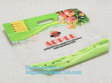 Portable bag perforation fruit bag supermarket grape packaging bag, Venting Hole Fresh Fruit &amp; Vegetable Packaging Plast