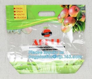 Portable bag perforation fruit bag supermarket grape packaging bag, Venting Hole Fresh Fruit &amp; Vegetable Packaging Plast