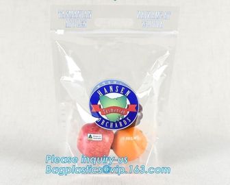 frozen food plastic packaging bag with slider zipper, pe zip lock bag with slider, slider Zip lockk perforated fresh grape