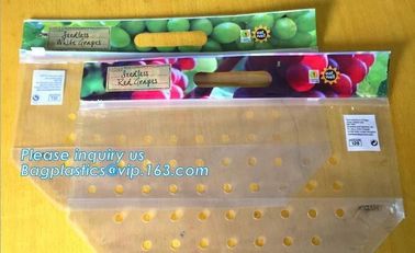 cpp printed slider zip lock vegetable fruit bag, grape packing bags/ fresh grape packaging bag, food preservation slider