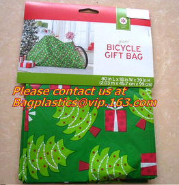 waterproof outdoor road bicycle bags, bicycle gift bags, bike bags, Giant Santa Sack for Christmas Gift Packing