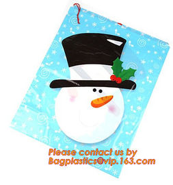 Christmas Fancy Gift Poly Bag /drawstring santa sack bag, decoration bags, jumbo bags, giant gift bags, Christmas bags