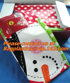 Giant gift packs birthday polWedding Gift Decorative Square Bottom Packaging Candy Bags for Giant Plastic Christmas Bags