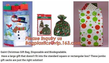 Large size custom design plastic biodegradable disposable christmas Giant gift bag,Bike Bags Gift Cover Giant Gift Bags