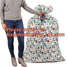 Merry Christmas Santa Claus Pattern Jumbo Bicycle / Bike Sack Gift Bag For Children 60 X 72 inch,Sacks For Extra Large P