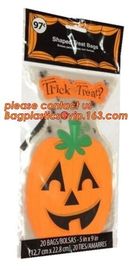 Halloween disposable tin tie paper bag/bread/popcorn/fries/chips/cookies/candies/goodies bags with  bagease bagplastics