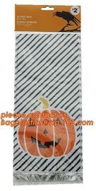 Halloween disposable tin tie paper bag/bread/popcorn/fries/chips/cookies/candies/goodies bags with  bagease bagplastics