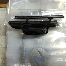 Rigid snip handle plastic bag/rigid snap handle bag/click up handle plastic bag,Hard handle bags/plastic rigid handle ba