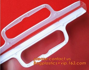 Glossy Hdpe Rigid Snap Handle Plastic Bag For Clothes,rigid snap seal handle plastic bikini bag,customized printing and