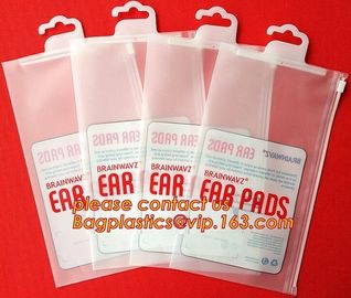 PVC customized hanger zipper bag/rigid handle zipper bag/hook handle polybag,Hanger Hook PVC Plastic Bag For Clothes