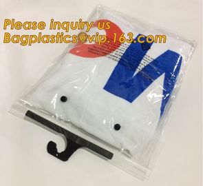 waterproof pvc swimwear bagwith hanger/pvc bikini bag/plastic bikini packaging bag plastic Zip lockk bag swimwear  bagease