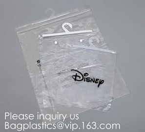 Transparent PVC hanger hook plastic bags for clothes packing,Better Protect and store CD's, books, magazines, papers and