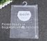Transparent PVC hanger hook plastic bags for clothes packing,Better Protect and store CD's, books, magazines, papers and