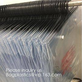 Poly Clear Plastic Hanger Covers Dry Cleaning Bags On Roll For Shirt,Hanger hook plastic bags zipper bag manufacturers