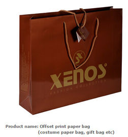 Luxury Paper Gift Bags Paper Carrier Bag Party Bag with Handles,Low Cost Ribbon Handle Gift Carrier Custom Made Design L