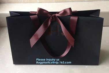 Premium Quality Custom Size Printed Personal Design White Luxury Art Paper Carrier Bags,OEM logo printed gold stamping l