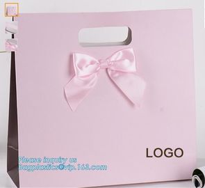 Eco friendly bank famous brand paper luxury carrier bag,Luxury Custom Shopping Rope Handle Paper Carrier Bag, bagease