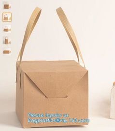 Luxury Custom Printed Logo Christmas Brown Kraft Paper Shopping Gift Carrier Bag,exclusive custom made luxury ribbon han