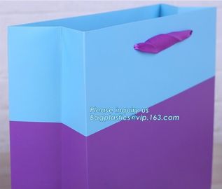 Luxury promotion candy paper carrier bag with handle,Luxury Solid Color Printing Logo Printed Paper Carrier bag for Shop