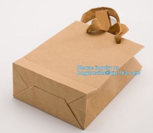 Fast Delivery Custom Made Luxury Printed Paper Bags,Recycled Custom Logo Printed Shopping Packaging Craft Brown Kraft Pa