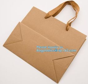 Fast Delivery Custom Made Luxury Printed Paper Bags,Recycled Custom Logo Printed Shopping Packaging Craft Brown Kraft Pa