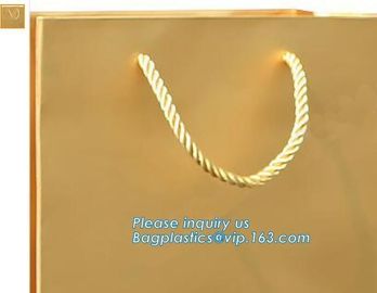 Luxurious design brown foldable flat handle kraft paper bag,Custom design luxury famous brand packaging paper bag with c