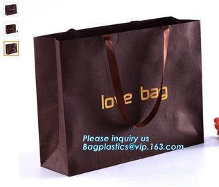 Luxury tea souvenir bag custom rope handle paper packaging bags for food,Personality And Fashion medium gift carrier pap