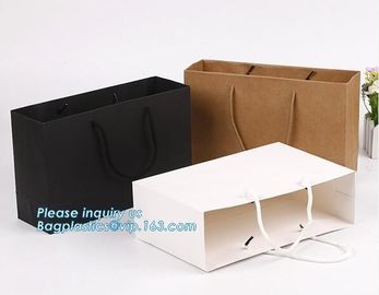 Luxury customized gold foiled logo paper shopping bag with handle,carrier bags,High Quality Luxury litho printing handma