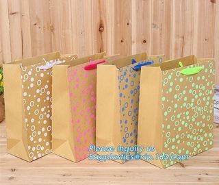 Custom Recycled Ladies Carrier kraft Paper Bag Shopping Bag for Clothes/Apparel/Gift,Art Paper Shopping Carrier Gift And