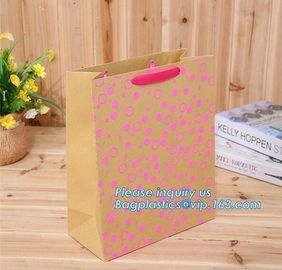 Custom Recycled Ladies Carrier kraft Paper Bag Shopping Bag for Clothes/Apparel/Gift,Art Paper Shopping Carrier Gift And