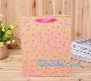 Custom Recycled Ladies Carrier kraft Paper Bag Shopping Bag for Clothes/Apparel/Gift,Art Paper Shopping Carrier Gift And