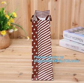 Custom Recycled Ladies Carrier kraft Paper Bag Shopping Bag for Clothes/Apparel/Gift,custom printed luxury paper wine ba