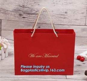 Brown Paper PACK New Luxury Shopping Paper Bag for Cloth,Fashion shopping bags Recyclable shopping Clear Plastic Carrie