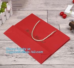 Brown Paper PACK New Luxury Shopping Paper Bag for Cloth,Fashion shopping bags Recyclable shopping Clear Plastic Carrie